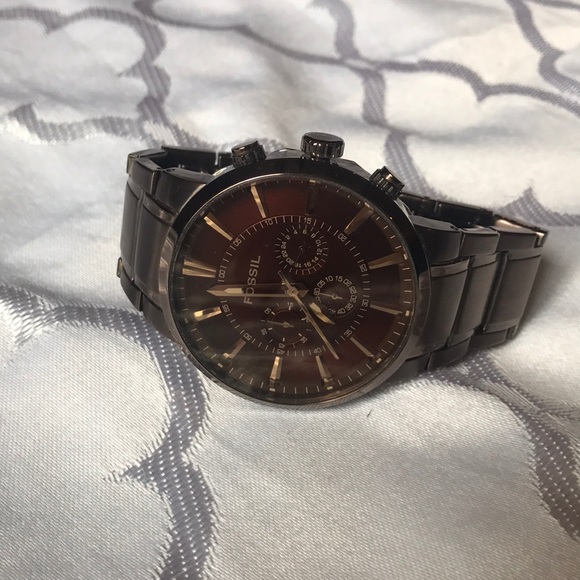 Bronze Fossil Watch - Picture 2 of 8